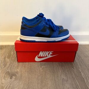 Nike Dunk Low Blue and Black Sneakers